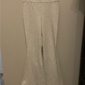 Edikted Light Gray Flared pants